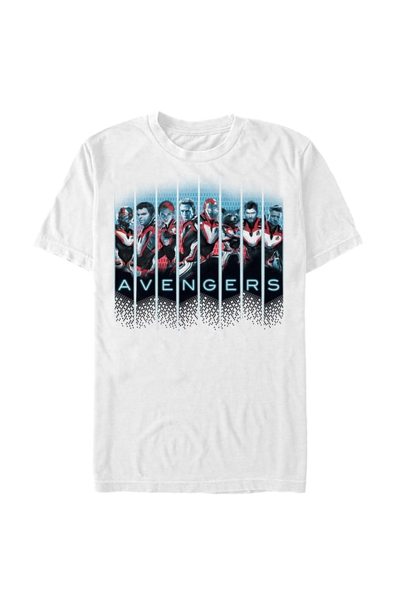 Men's Marvel Avengers: Endgame Hero Panels  Graphic Tee White Medium
