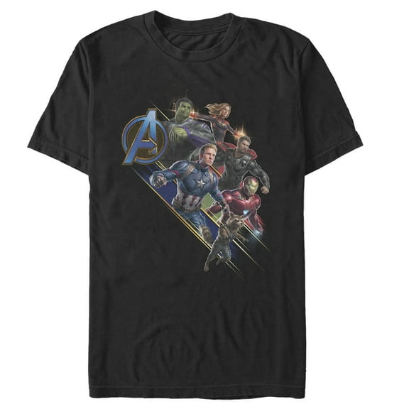 Men's Marvel Avengers: Endgame Hero Streaks  Graphic Tee Black 2X Large