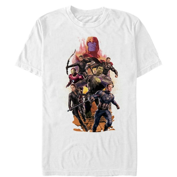 Men's Marvel Avengers: Endgame Heroes Until the End Graphic Tee White 2X Large