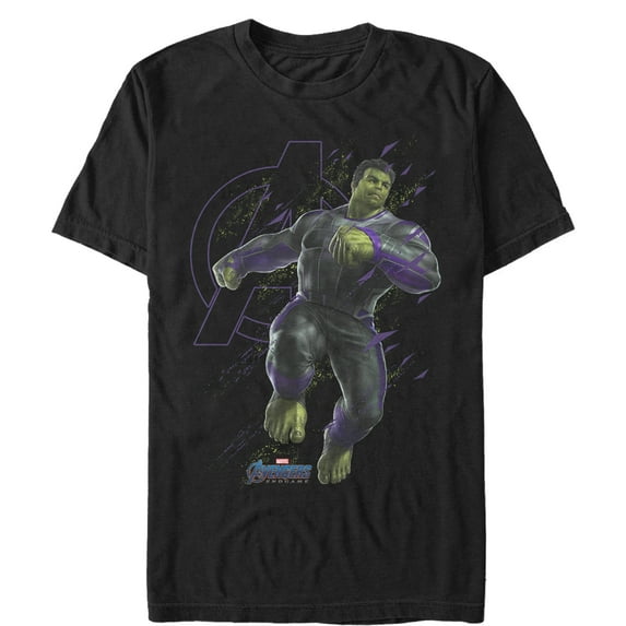 Men's Marvel Avengers: Endgame Hulk Ready Graphic Tee Black Large