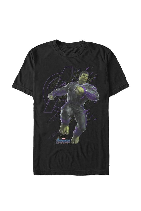 Men's Marvel Avengers: Endgame Hulk Ready Graphic Tee Black Large