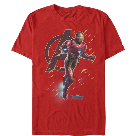 Men's Marvel Avengers: Endgame Iron Man Flight Ready Graphic Tee Red 2X Large
