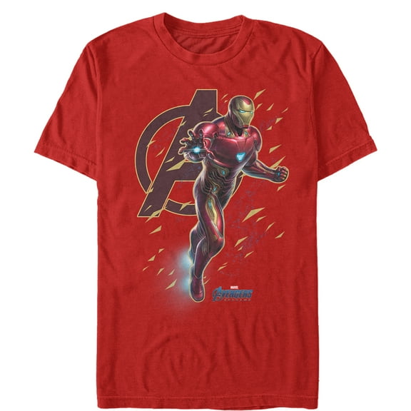 Men's Marvel Avengers: Endgame Iron Man Flight Ready  Graphic Tee Red 3X Large