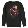thumbnail image 1 of Men's Marvel Avengers: Endgame Iron Man Portrait Sweatshirt Black Small, 1 of 3