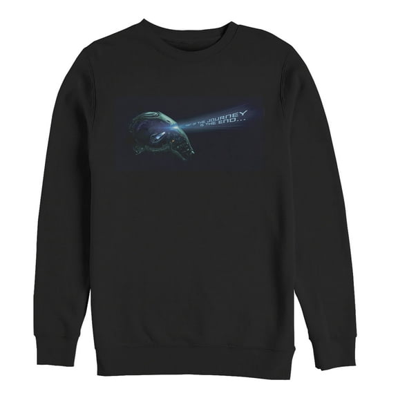 Men's Marvel Avengers: Endgame Iron Man's Final Message Sweatshirt Black 3X Large