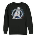 thumbnail image 1 of Men's Marvel Avengers: Endgame Logo Glitch  Sweatshirt Black 2X Large, 1 of 3