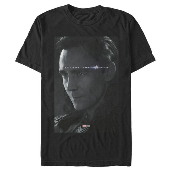 Men's Marvel Avengers: Endgame Loki Poster Graphic Tee Black 5X Large