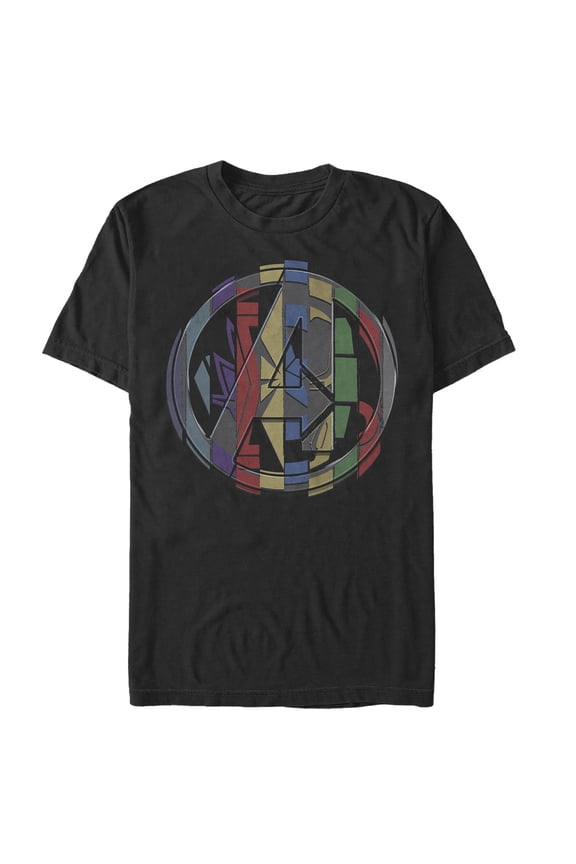 Men's Marvel Avengers: Endgame Puzzle Cube Logo Graphic Tee Black 3X Large