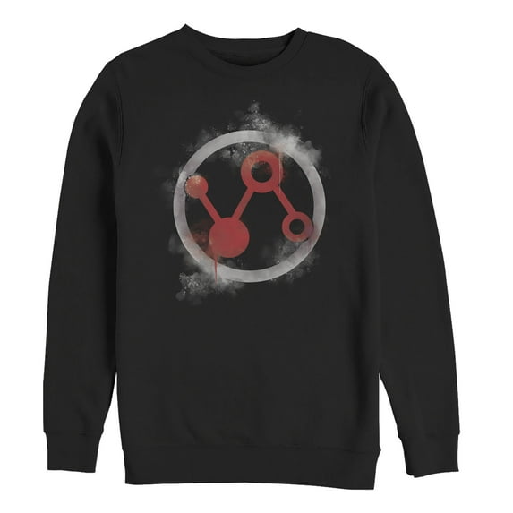 Men's Marvel Avengers: Endgame Smudged Ant-Man Sweatshirt Black 3X Large