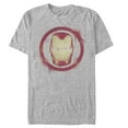 thumbnail image 1 of Men's Marvel Avengers: Endgame Smudged Iron Man  Graphic Tee Athletic Heather 3X Large, 1 of 5