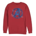 thumbnail image 1 of Men's Marvel Avengers: Endgame Smudged Logo Sweatshirt Red 2X Large, 1 of 3