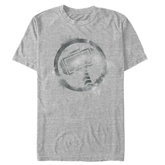 Men's Marvel Avengers: Endgame Smudged Thor  Graphic Tee Athletic Heather Large