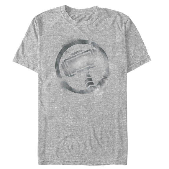 Men's Marvel Avengers: Endgame Smudged Thor Graphic Tee Athletic Heather Medium