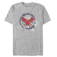 thumbnail image 1 of Men's Marvel Avengers: Endgame Smudged War Machine  Graphic Tee Athletic Heather Small, 1 of 4