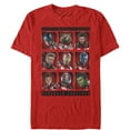 thumbnail image 1 of Men's Marvel Avengers: Endgame Stronger Together Bingo Graphic Tee Red Large, 1 of 4