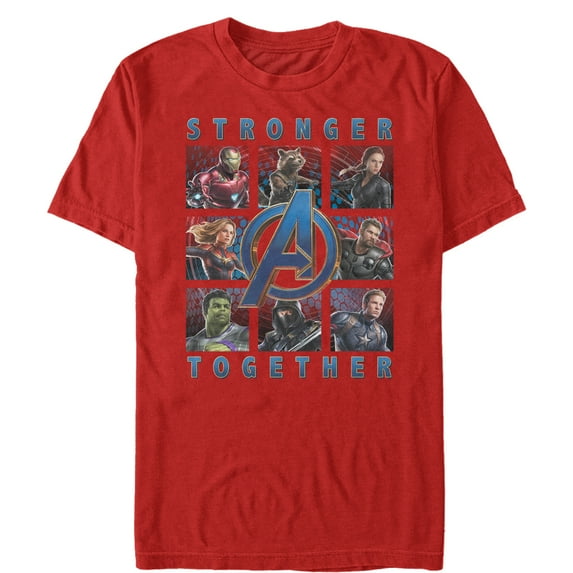 Men's Marvel Avengers: Endgame Stronger Together Graphic Tee Red 2X Large