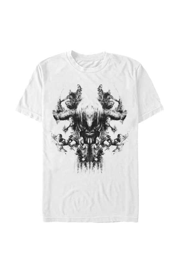 Men's Marvel Avengers: Endgame Thanos Inkblot Test Graphic Tee White Medium