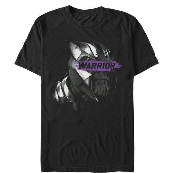 Men's Marvel Avengers: Endgame Thanos Warrior Streak  Graphic Tee Black Small