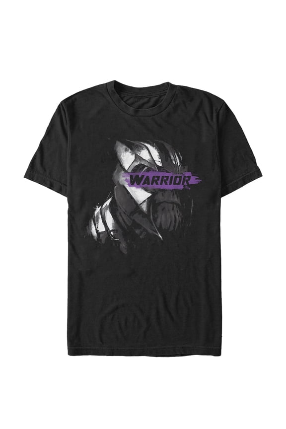 Men's Marvel Avengers: Endgame Thanos Warrior Streak Graphic Tee Black X Large