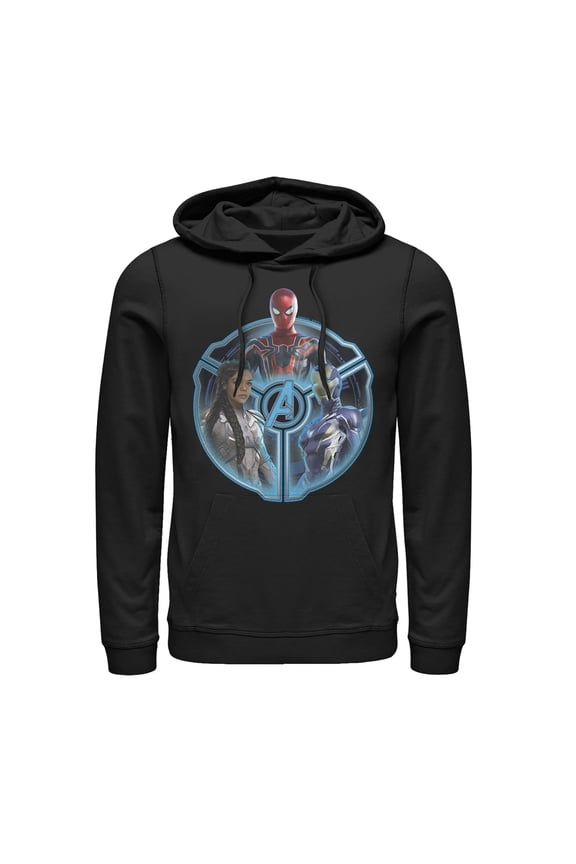 Men's Marvel Avengers: Endgame Trio Pull Over Hoodie Black Small