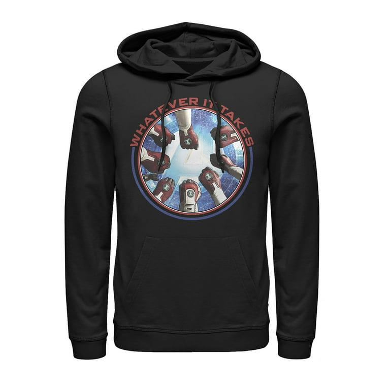 Men s Marvel Avengers Endgame Whatever It Takes Pull Over Hoodie Black 3X Large