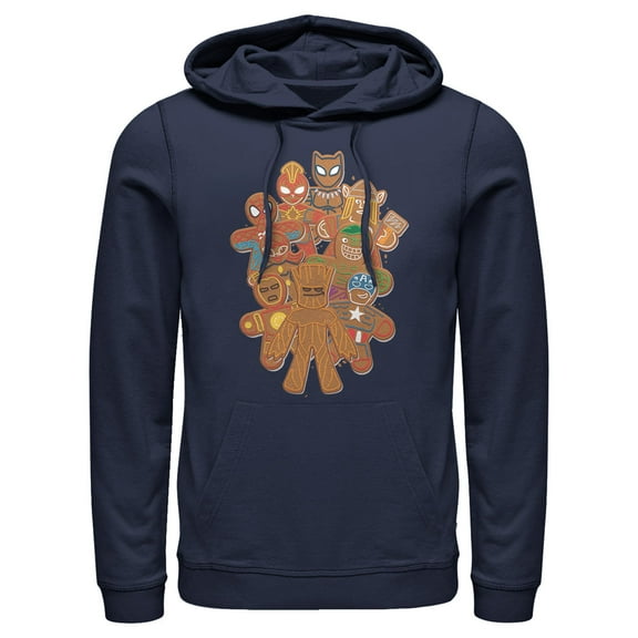 Men's Marvel Avengers Ginger Cookie Group Shot  Pull Over Hoodie