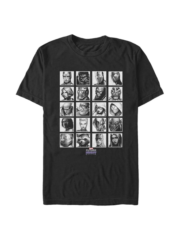 Men's Marvel Avengers Icon Collage Graphic T-Shirt