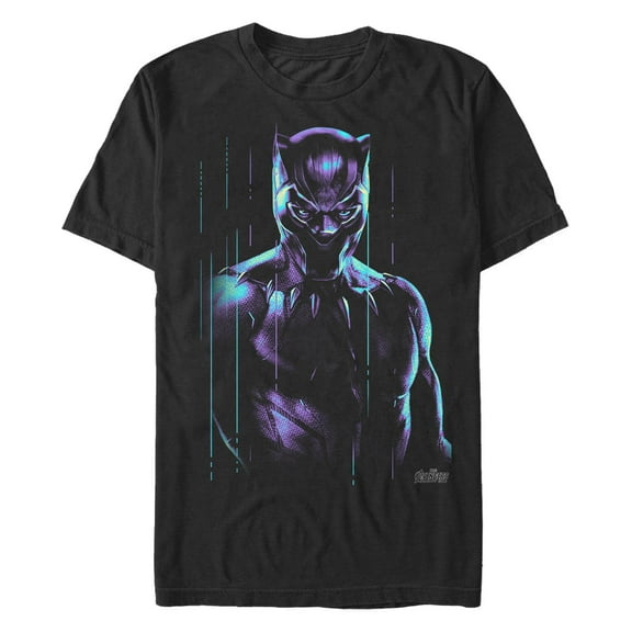 Men's Marvel: Avengers: Infinity War Black Panther Cyberpunk Graphic T-Shirt