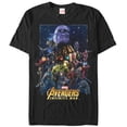 thumbnail image 1 of Men's Marvel Avengers: Infinity War Character Collage Graphic Tee Black Small, 1 of 4