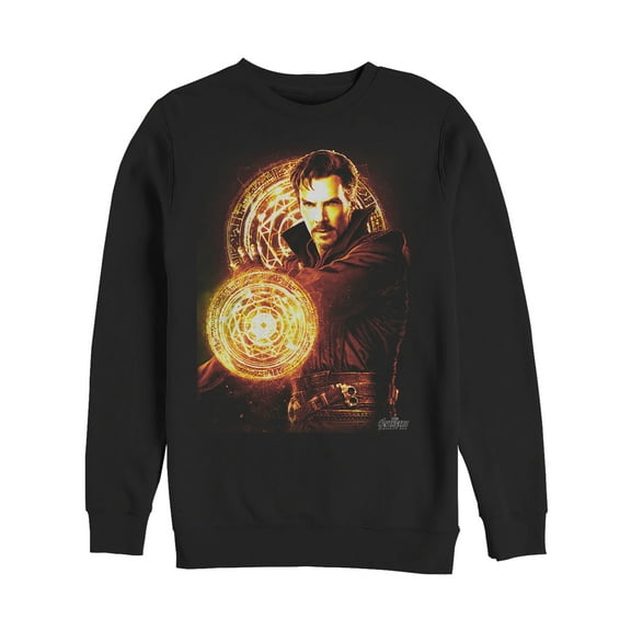 Men's Marvel Avengers: Infinity War Doctor Strange  Sweatshirt Black Medium