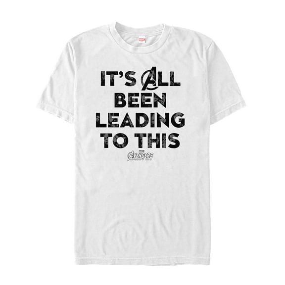 Men's Marvel Avengers: Infinity War Leading to This Graphic Tee White X Large