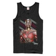 thumbnail image 1 of Men's Marvel Avengers: Infinity War Okoye Stripe  Tank Top Black Large, 1 of 4