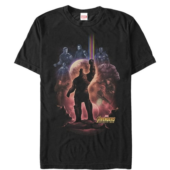 Men's Marvel Avengers: Infinity War Thanos Destruction  Graphic Tee Black Medium