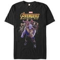 thumbnail image 1 of Men's Marvel Avengers: Infinity War Thanos Entourage Graphic Tee Black Small, 1 of 4