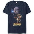 thumbnail image 1 of Men's Marvel Avengers: Infinity War Thanos Mission  Graphic Tee Navy Blue Small, 1 of 4