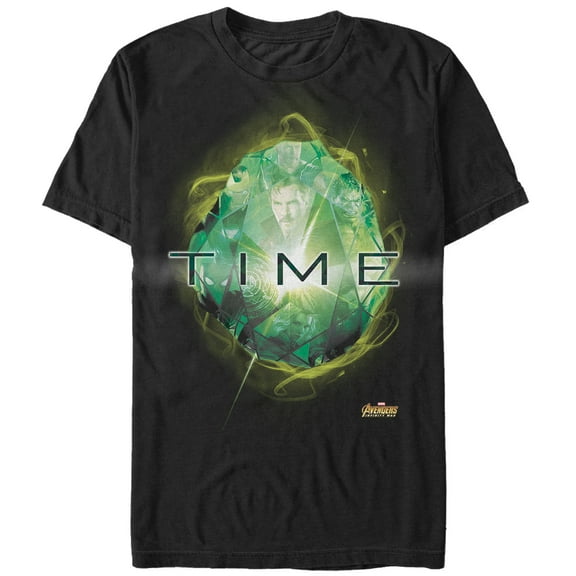 Men's Marvel Avengers: Infinity War Time Stone  Graphic Tee Black 5X Large