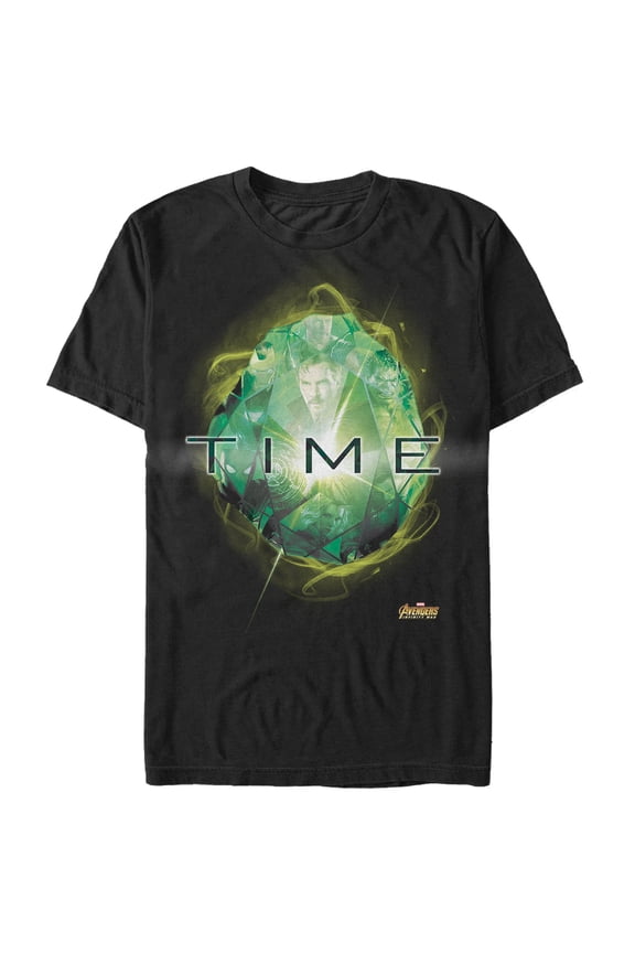 Men's Marvel Avengers: Infinity War Time Stone Graphic Tee Black 5X Large