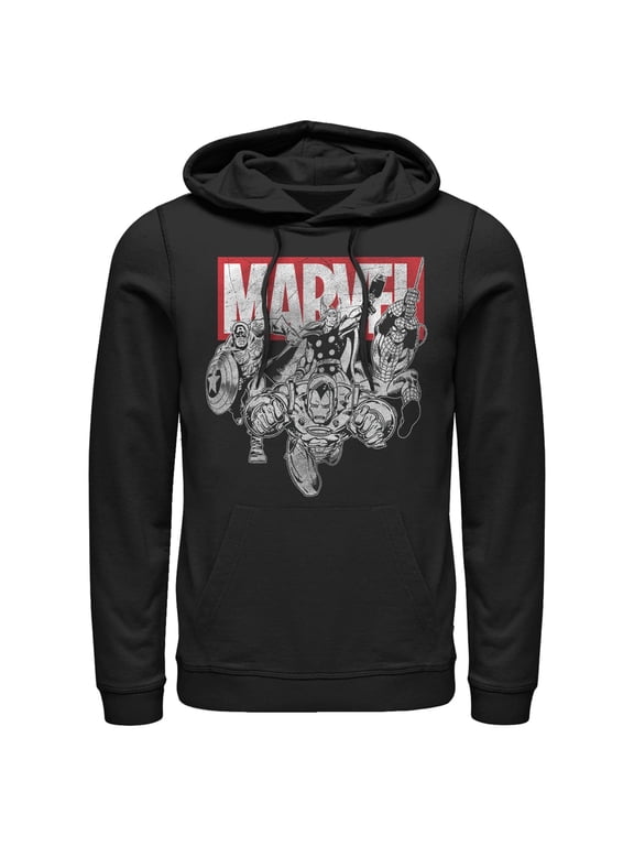 Men's Marvel Avengers Ready Pull Over Hoodie