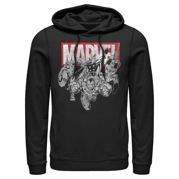 Men's Marvel Avengers Ready Pull Over Hoodie