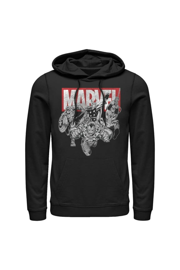 Men's Marvel Avengers Ready Pull Over Hoodie