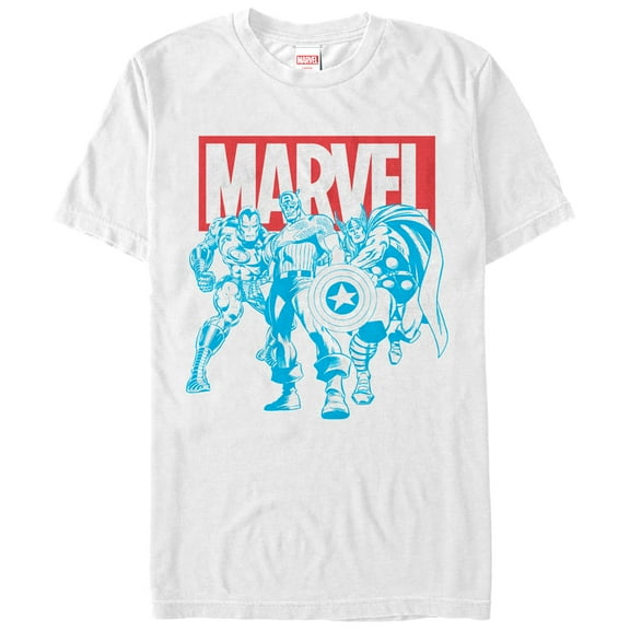 Men's Marvel Avengers Stance Graphic Tee White 2X Large