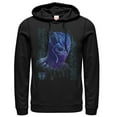 thumbnail image 1 of Men's Marvel Black Panther 2018 3D Pattern  Pull Over Hoodie Black 3X Large, 1 of 4