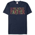 thumbnail image 1 of Men's Marvel Black Panther 2018 Bright Title  Graphic Tee Navy Blue 3X Large, 1 of 4