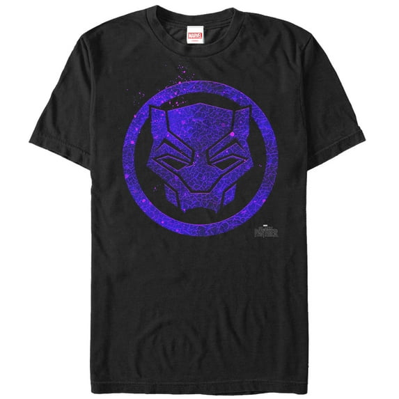 Men's Marvel Black Panther 2018 Ember Mask Graphic Tee Black Small