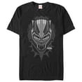 thumbnail image 1 of Men's Marvel Black Panther 2018 Geometric Mask  Graphic Tee Black 3X Large, 1 of 4
