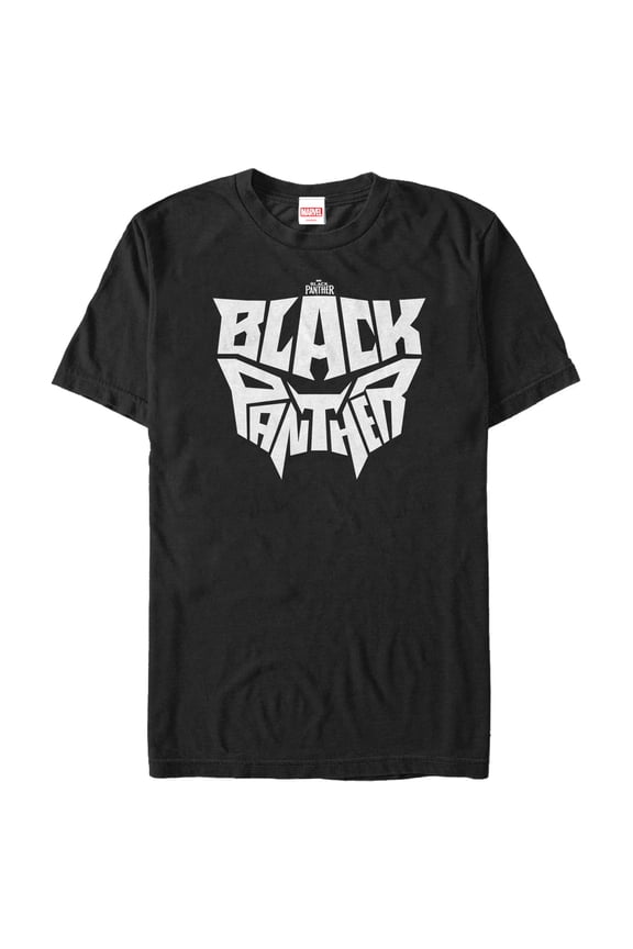 Men's Marvel Black Panther 2018 Light Hidden Mask Graphic Tee Black 2X Large