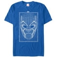 thumbnail image 1 of Men's Marvel Black Panther 2018 Line Pattern  Graphic Tee Royal Blue 3X Large, 1 of 4