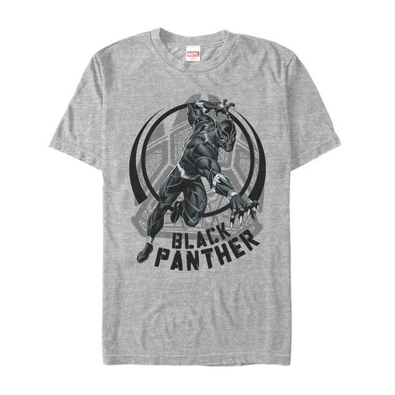 Men's Marvel Black Panther Circle Claw  Graphic Tee Athletic Heather X Large