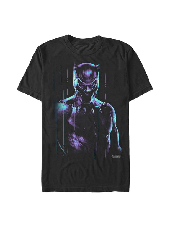 Men's Marvel Black Panther Cyberpunk Graphic Tee Black 5X Large