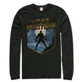 thumbnail image 1 of Men's Marvel Black Panther Hexagon  Long Sleeve Shirt Black X Large, 1 of 3